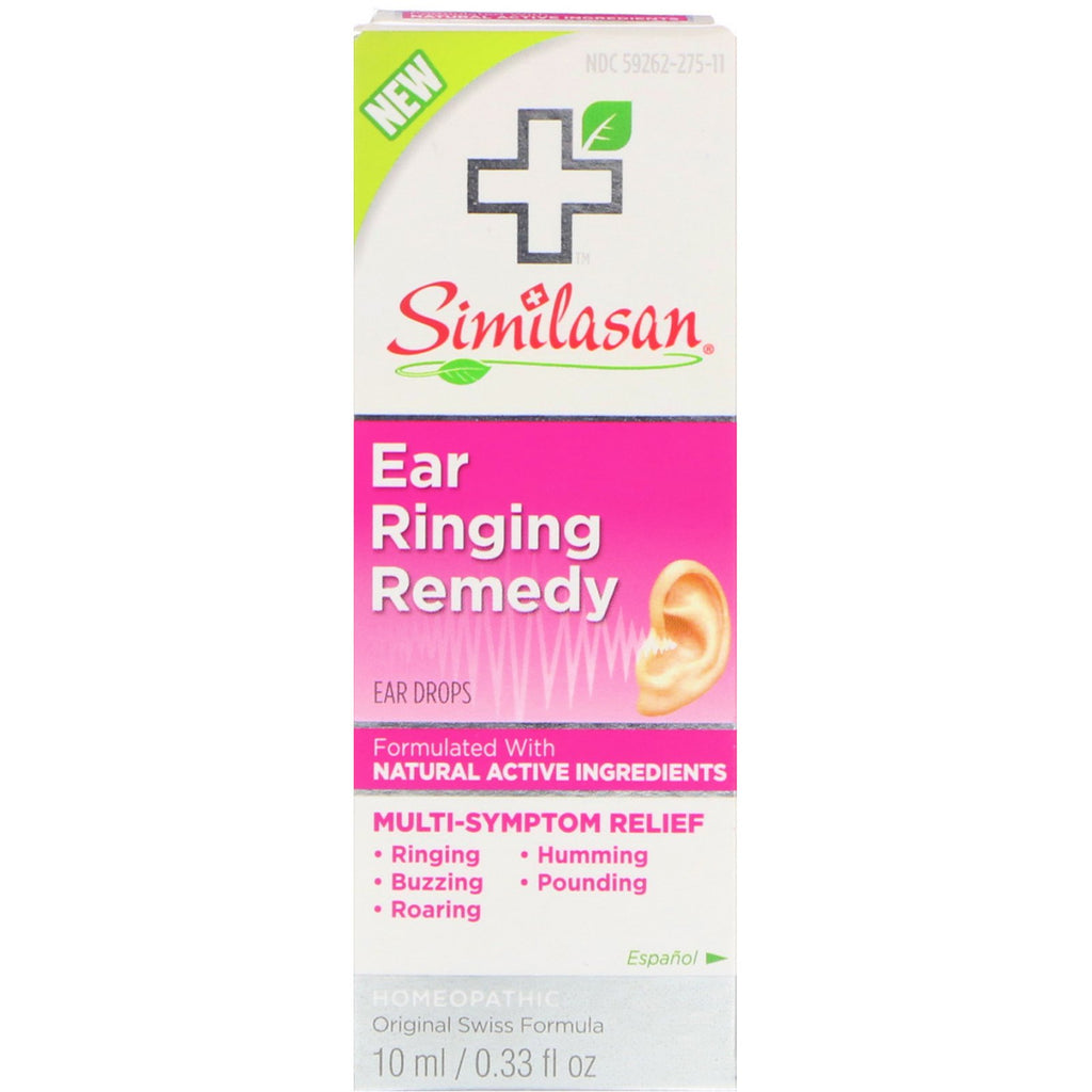 Similasan, Ear Ringing Remedy, Ear Drops, 10 ml (0.33 fl oz)