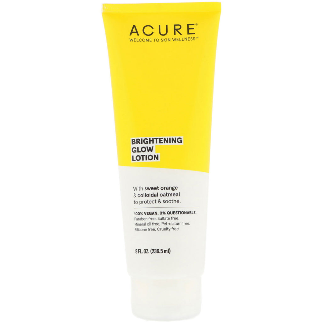 Acure, Brightening Glow Lotion, 8 fl oz (236.5 ml)