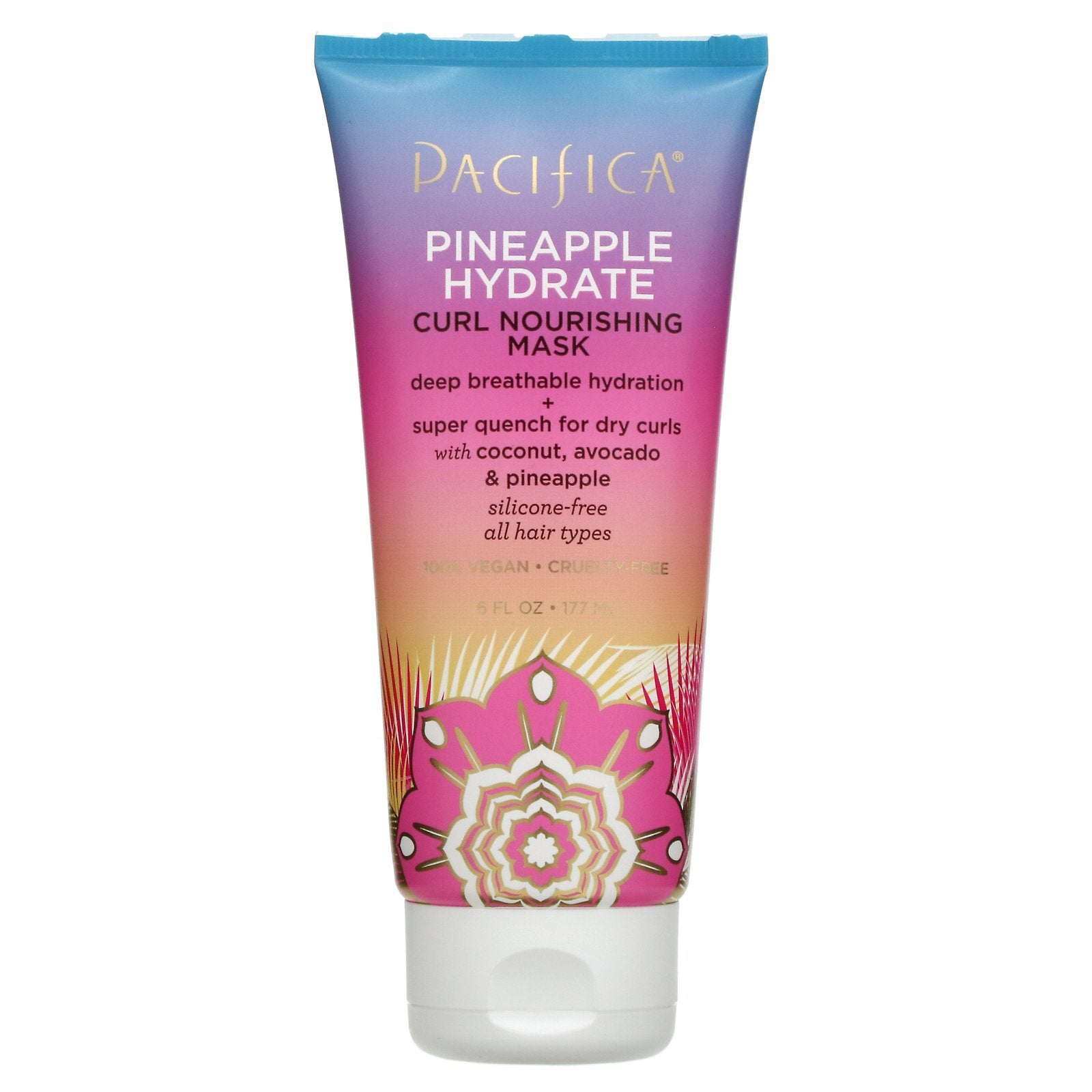 Pacifica, Pineapple Hydrate, Curl Nourishing Mask, 6 fl oz (177 ml)