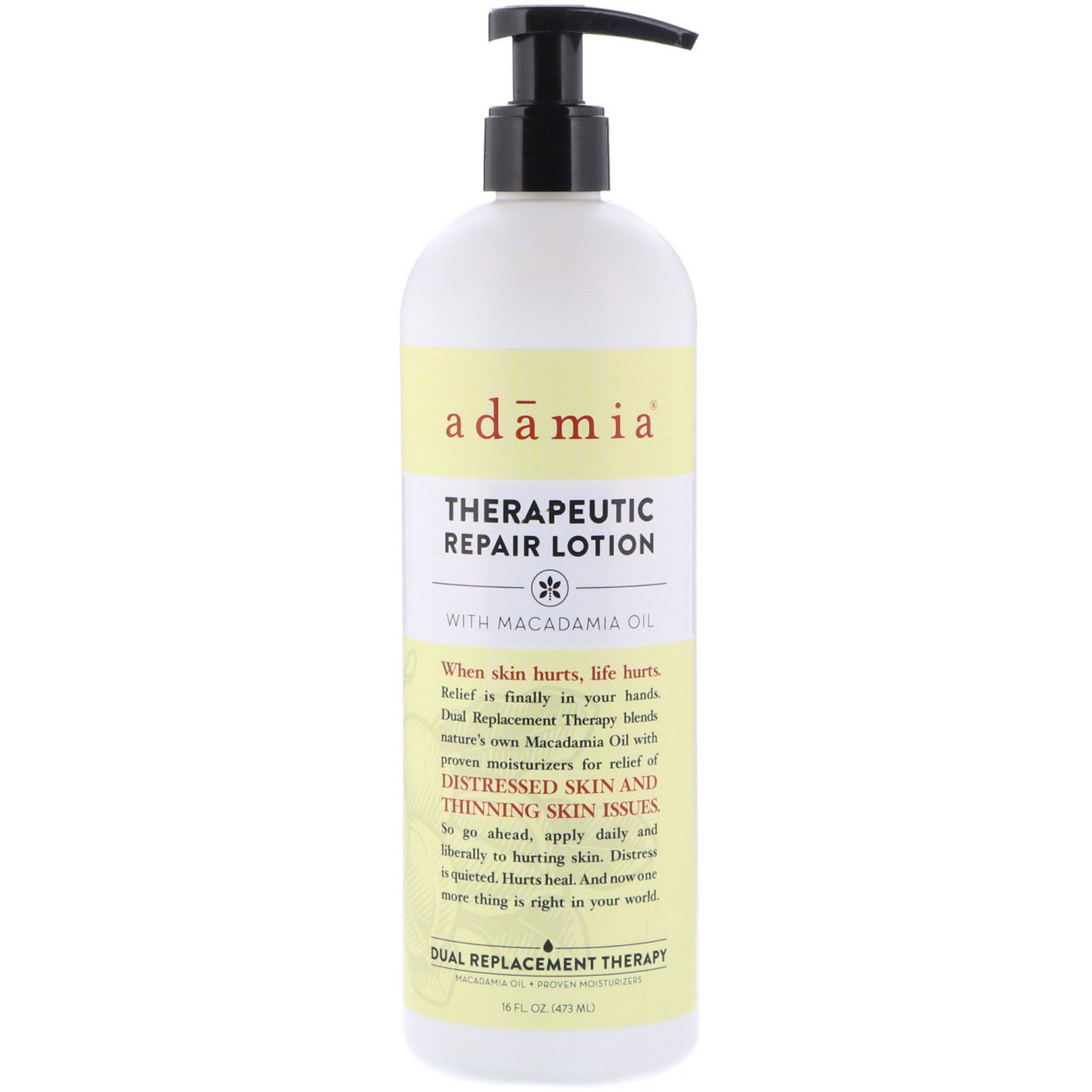 Adamia, Therapeutic Repair Lotion with Macadamia Oil, 16 fl oz (473 ml)