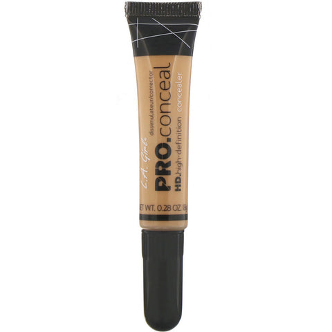 L.A. Girl, Pro Conceal HD Concealer, Medium Beige, 0.28 oz (8 g)