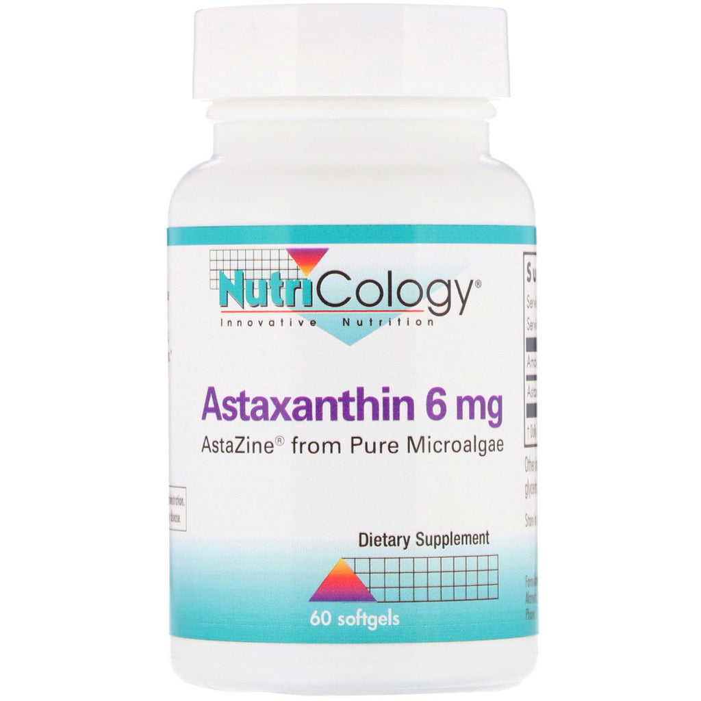 Nutricology, Astaxanthin, 6 mg, 60 Softgels