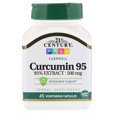 21st Century, Curcumin 95, 500 mg, 45 Vegetarian Capsules