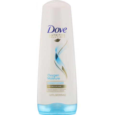 Dove, Nutritive Solutions, Oxygen Moisture Conditioner, For Fine, Flat Hair, 12 fl oz (355 ml)