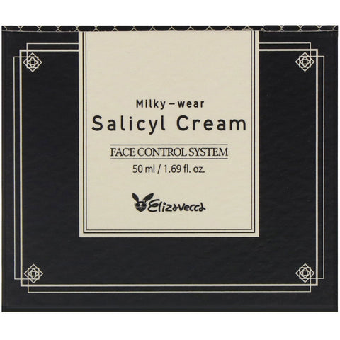 Elizavecca, Milky-Wear, Salicyl Cream, Face Control System, 1.69 fl oz (50 ml)