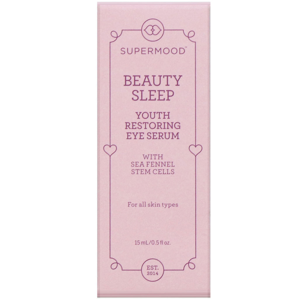 Supermood, Beauty Sleep, Youth Restoring Eye Serum, 0.5 fl oz (15 ml)