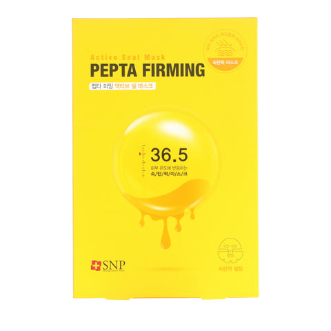 SNP, Pepta Firming, Active Seal Beauty Mask, 5 Sheets, 1.11 fl oz (33 ml) Each