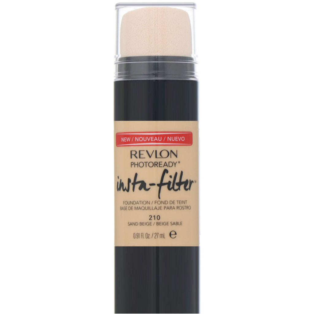 Revlon, PhotoReady, Insta-Filter Foundation, 210 Sand Beige, .91 fl oz (27 ml)