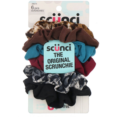 Scunci, The Original Scrunchie, 6 Pieces