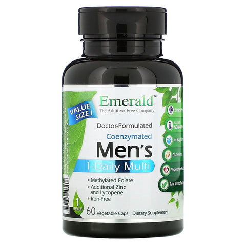 Emerald Laboratories, Coenzymated Men's 1-Daily Multi, 60 Vegetable Caps