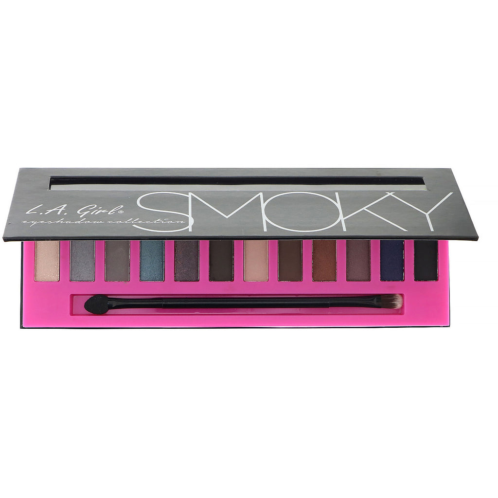 L.A. Girl, Beauty Brick, Smoky Eyeshadow Palette, 0.42 oz (12 g)