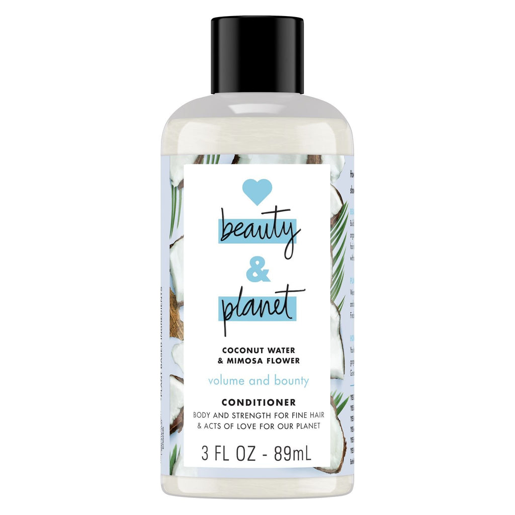 Love Beauty and Planet, Volume and Bounty Conditioner, Coconut Water & Mimosa Flower, 3 fl oz (89 ml)