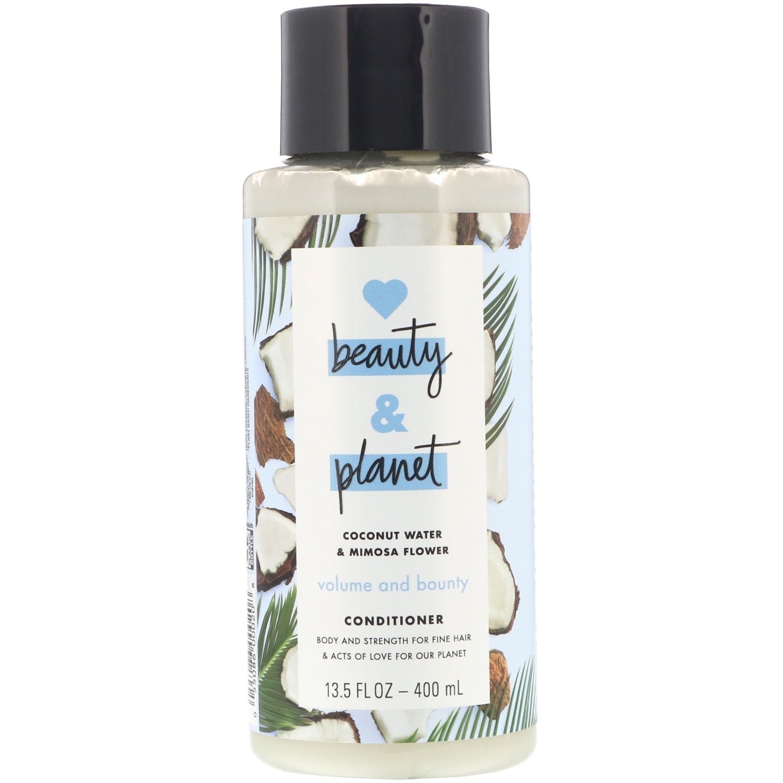 Love Beauty and Planet, Volume and Bounty Conditioner, Coconut Water & Mimosa Flower, 13.5 fl oz (400 ml)