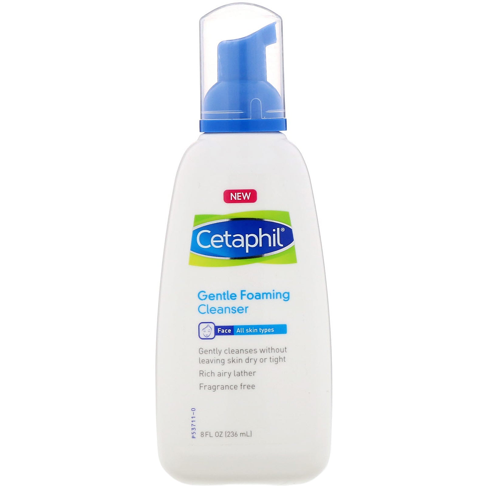 Cetaphil, Gentle Foaming Cleanser, 8 fl oz (236 ml)