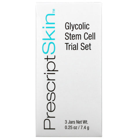 PrescriptSkin, Glycolic Trial Set, 3 Jars, 0.25 oz Each
