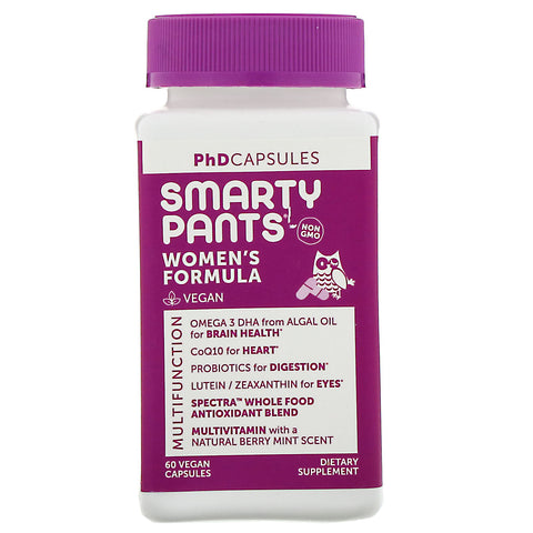 SmartyPants, PhD Capsules, Women's Formula, 60 Vegan Capsules