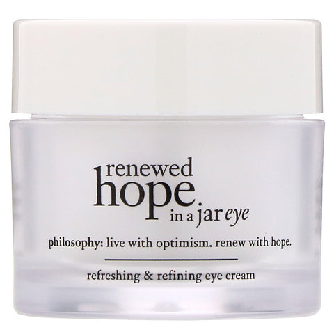 Philosophy, Renewed Hope in a Jar, Refreshing & Refining Eye Cream, 0.5 fl oz (15 ml)