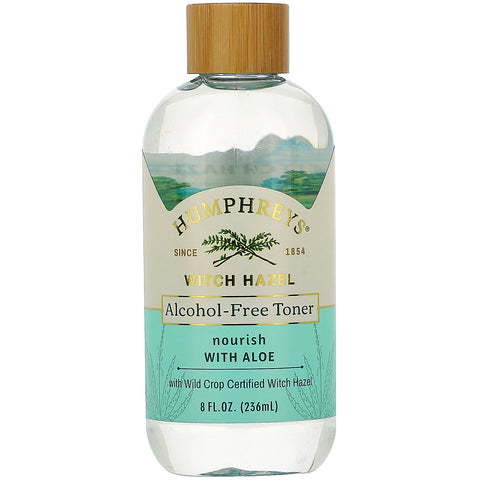 Humphrey's, Witch Hazel, Alcohol Free Toner with Aloe, Nourish, 8 fl oz (236 ml)