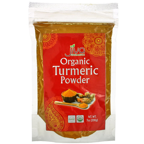 Jiva Organics, Organic Turmeric Powder, 7 oz (200 g)