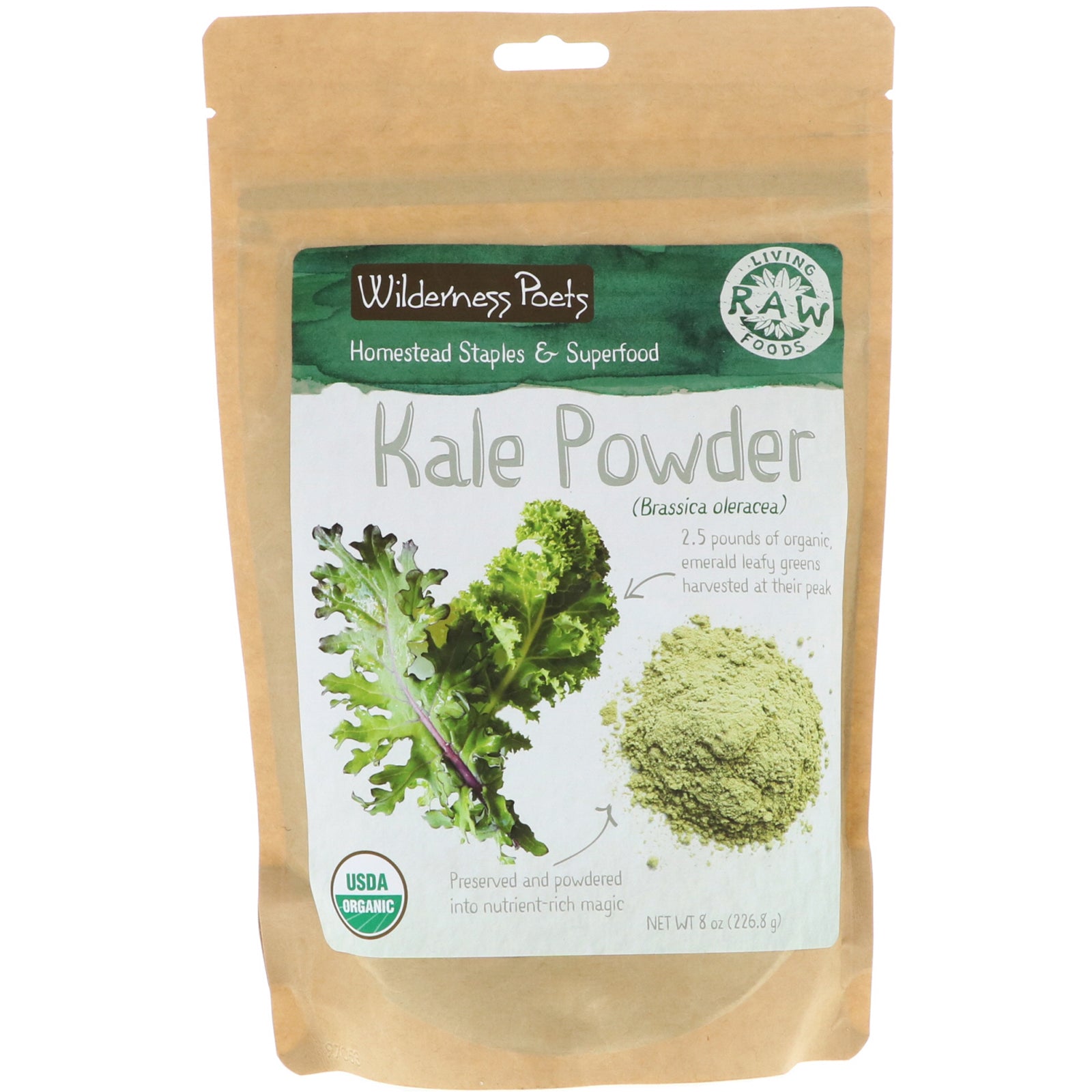 Wilderness Poets, Kale Powder, 8 oz (226.8 g)