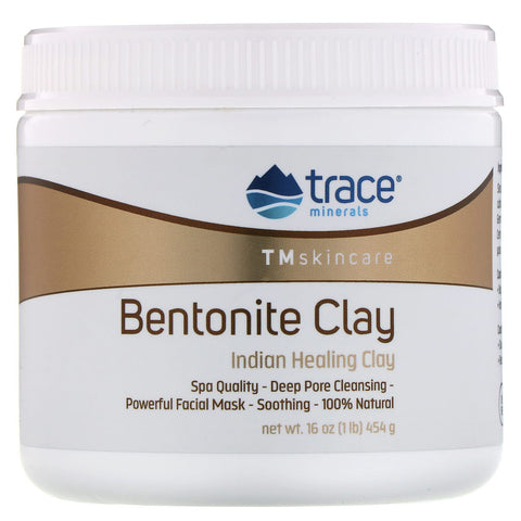 Trace Minerals Research, Bentonite Clay, Indian Healing Clay, 16 oz (454 g)