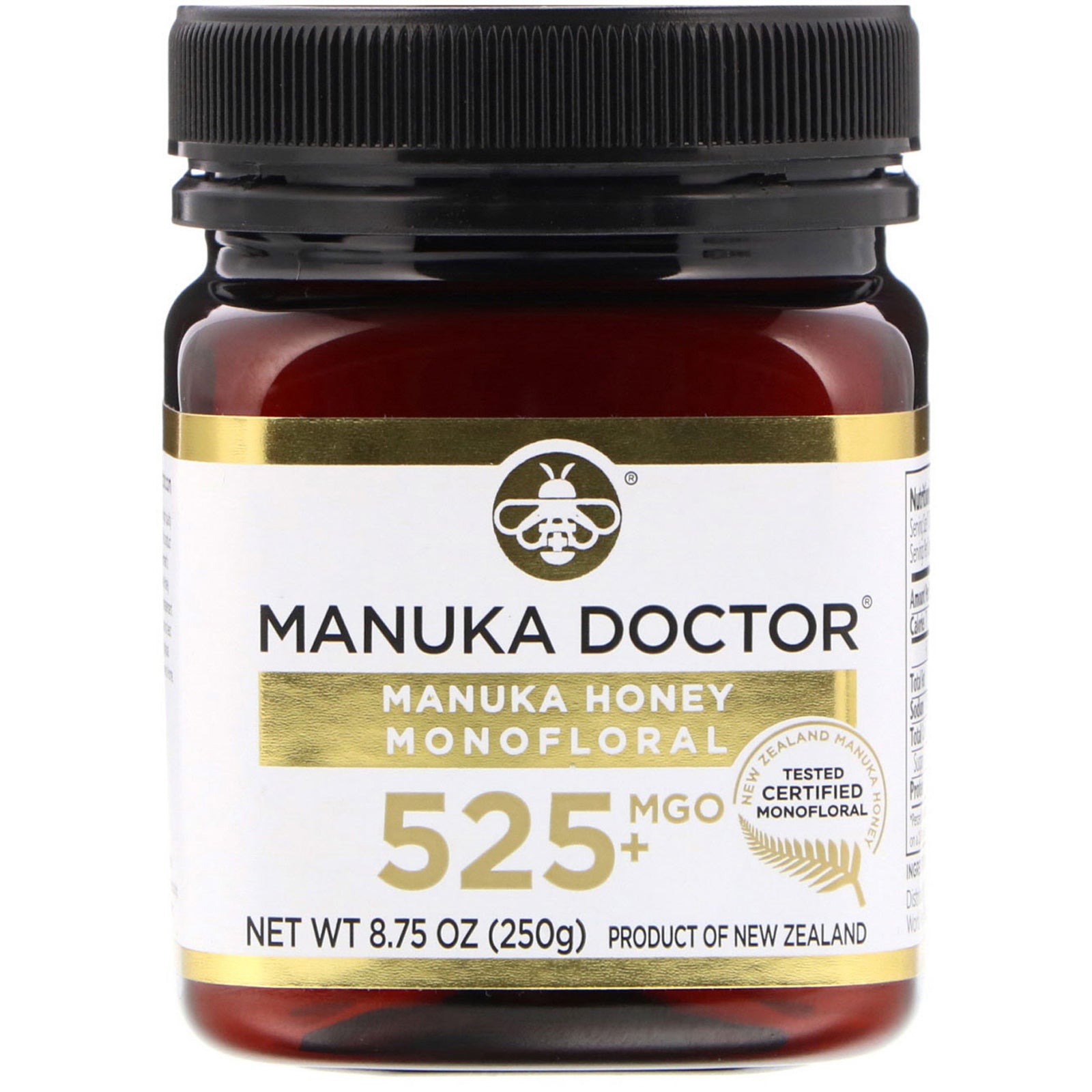 Manuka Doctor, Manuka Honey Monofloral, MGO 525+, 8.75 oz (250 g)