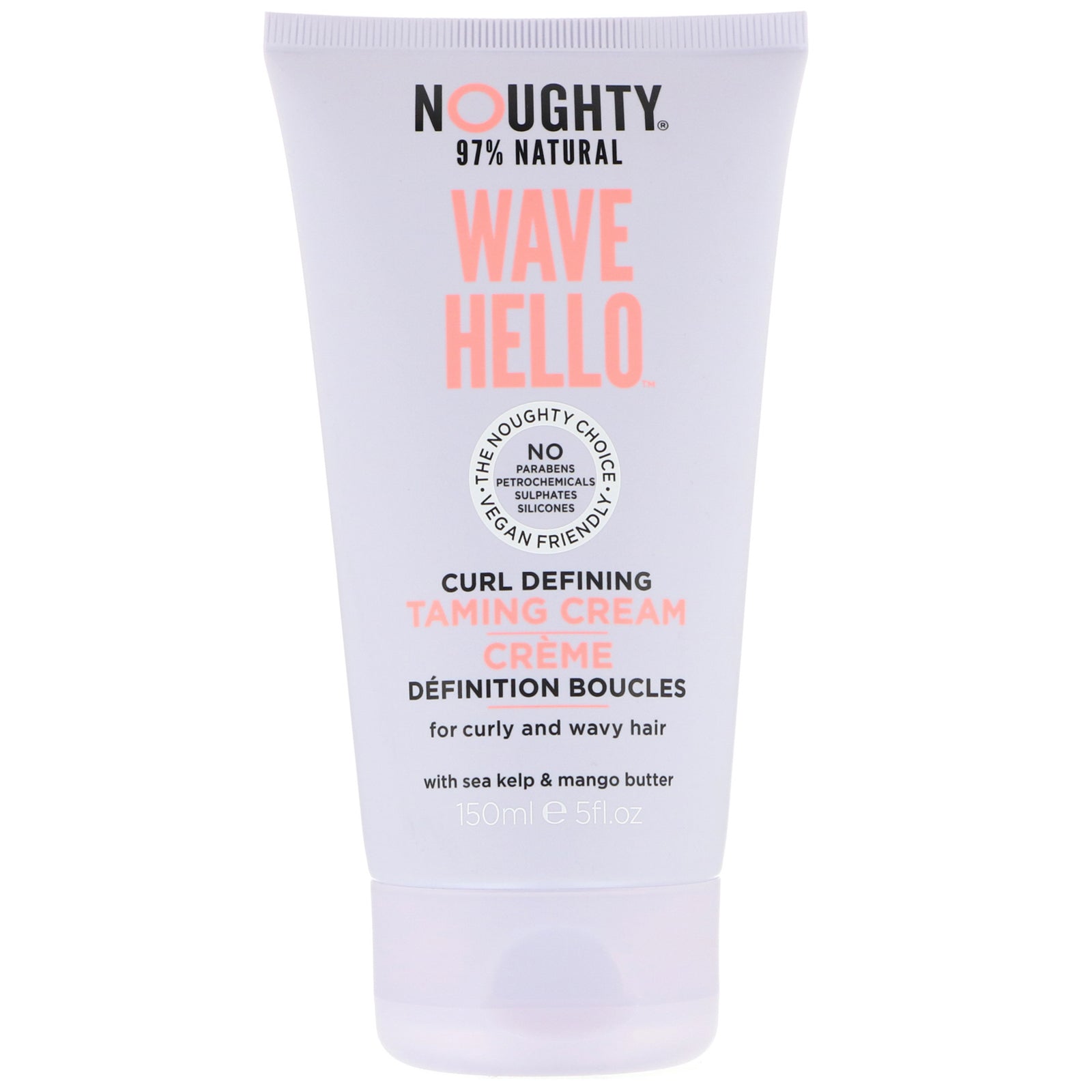 Noughty, Wave Hello, Curl Defining Taming Cream, 5 fl oz (150 ml)