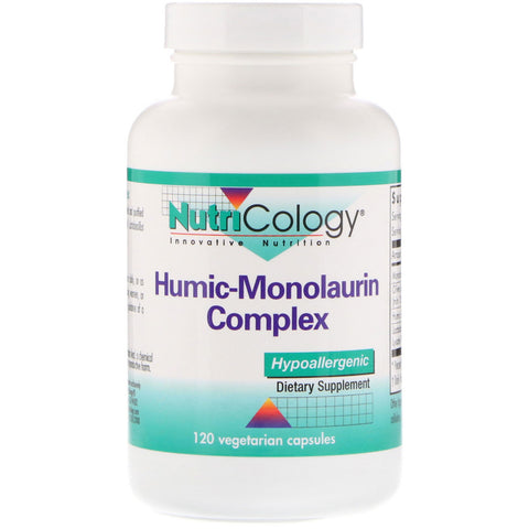 Nutricology, Humic-Monolaurin Complex, 120 Vegetarian Capsules