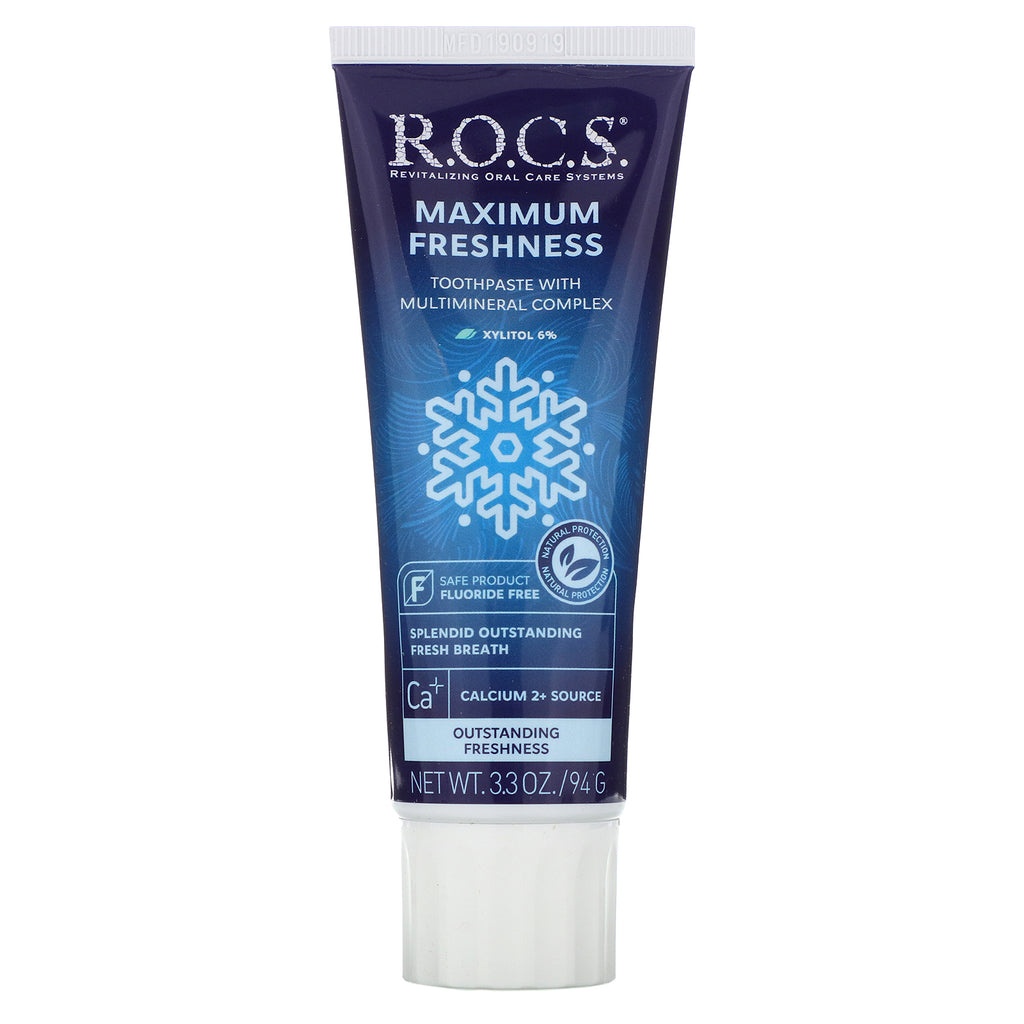 R.O.C.S., Maximum Freshness Toothpaste, 3.3 oz (94 g)