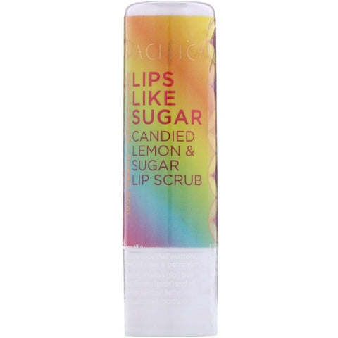 Pacifica, Lips Like Sugar, Candied Lemon & Sugar Lip Scrub, 0.15 oz (4.2 g)