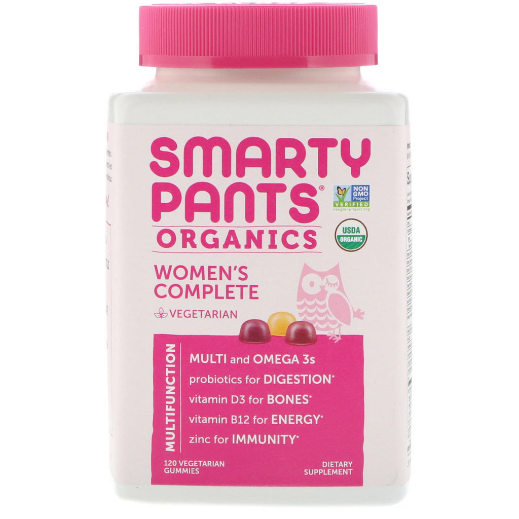 SmartyPants, Organics, Women's Complete, 120 Vegetarian Gummies