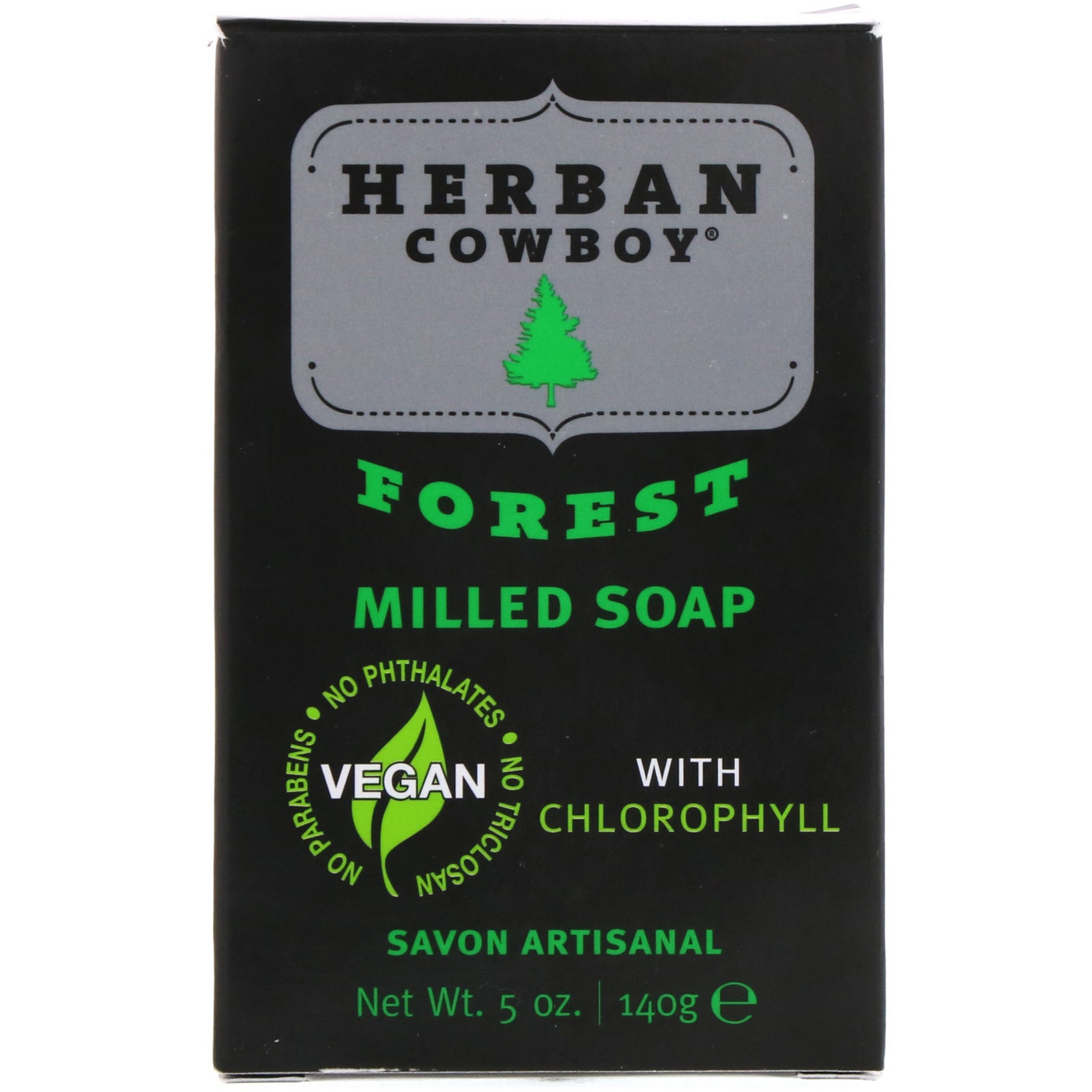 Herban Cowboy, Milled Soap, Forest, 5 oz (140 g)