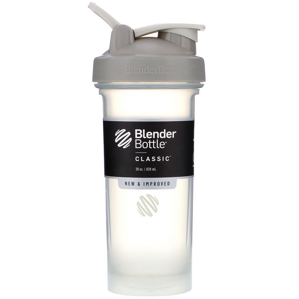 Blender Bottle, Classic With Loop, Pebble Grey, 28 oz (828 ml)