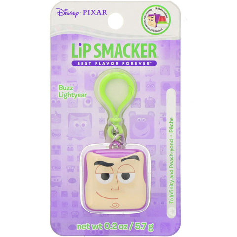Lip Smacker, Pixar Cube Lip Balm, Buzz Lightyear, To Infinity and Peach-yond, 0.2 oz (5.7 g)