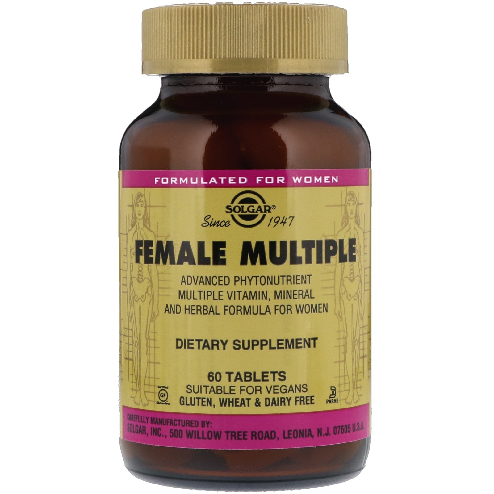 Solgar, Female Multiple, 60 Tablets