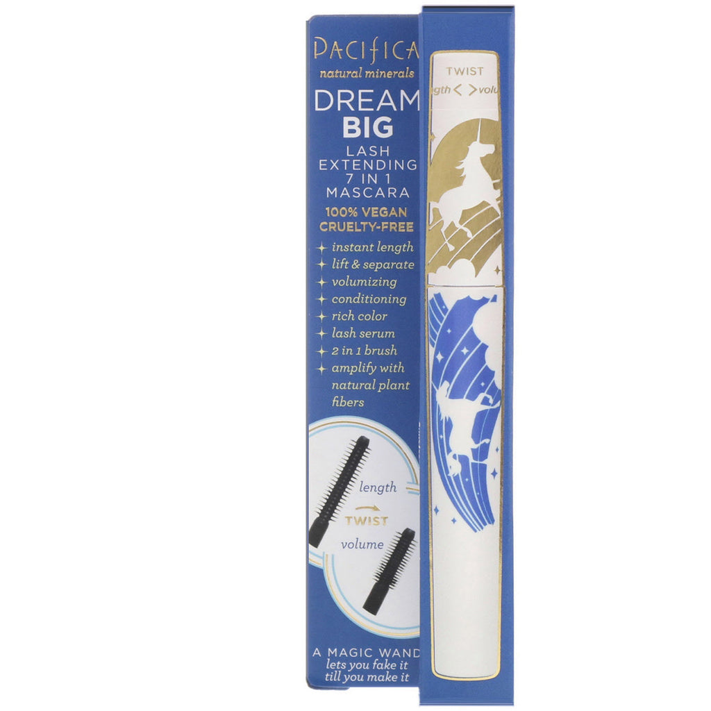 Pacifica, Dream Big, Lash Extending 7 in 1 Mascara, Black Magic, 0.25 oz (7.1 g)