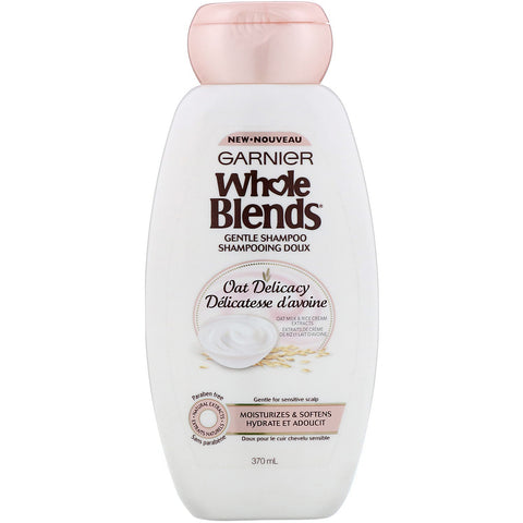 Garnier, Whole Blends, Oat Delicacy Gentle Shampoo, 12.5 fl oz (370 ml)