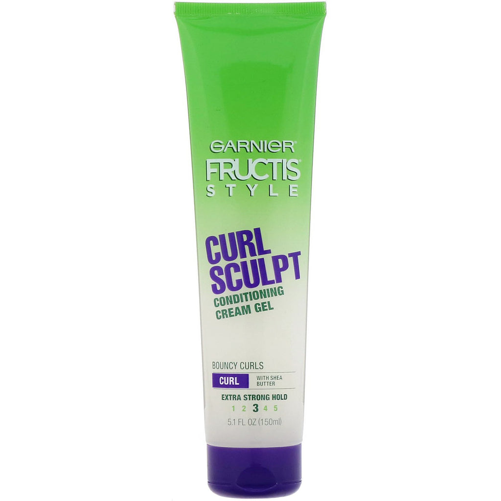 Garnier, Fructis, Curl Sculpt, Conditioning Cream Gel, 5.1 fl oz (150 ml)