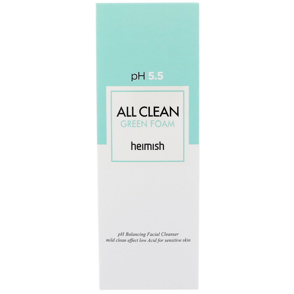 Heimish, All Clean Green Foam, Cleanser, 150 g