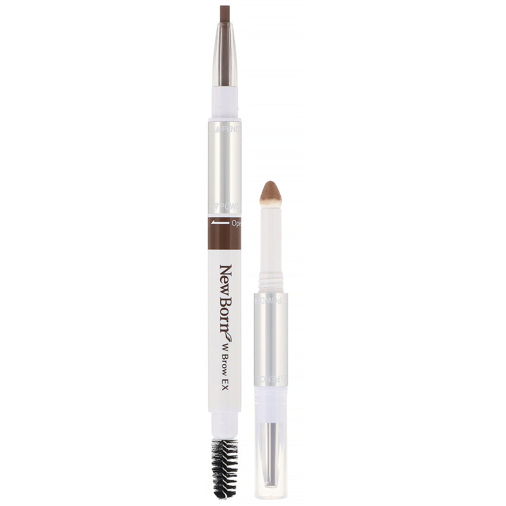 Sana, New Born, Eyebrow Powder & Pencil, B7 Marron Brown , 1 Piece