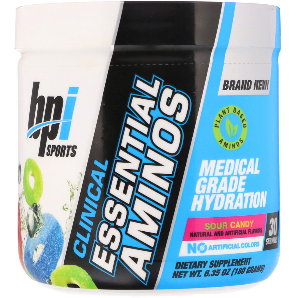 BPI Sports, Clinical Essential Aminos, Sour Candy, 6.35 oz (180 g)