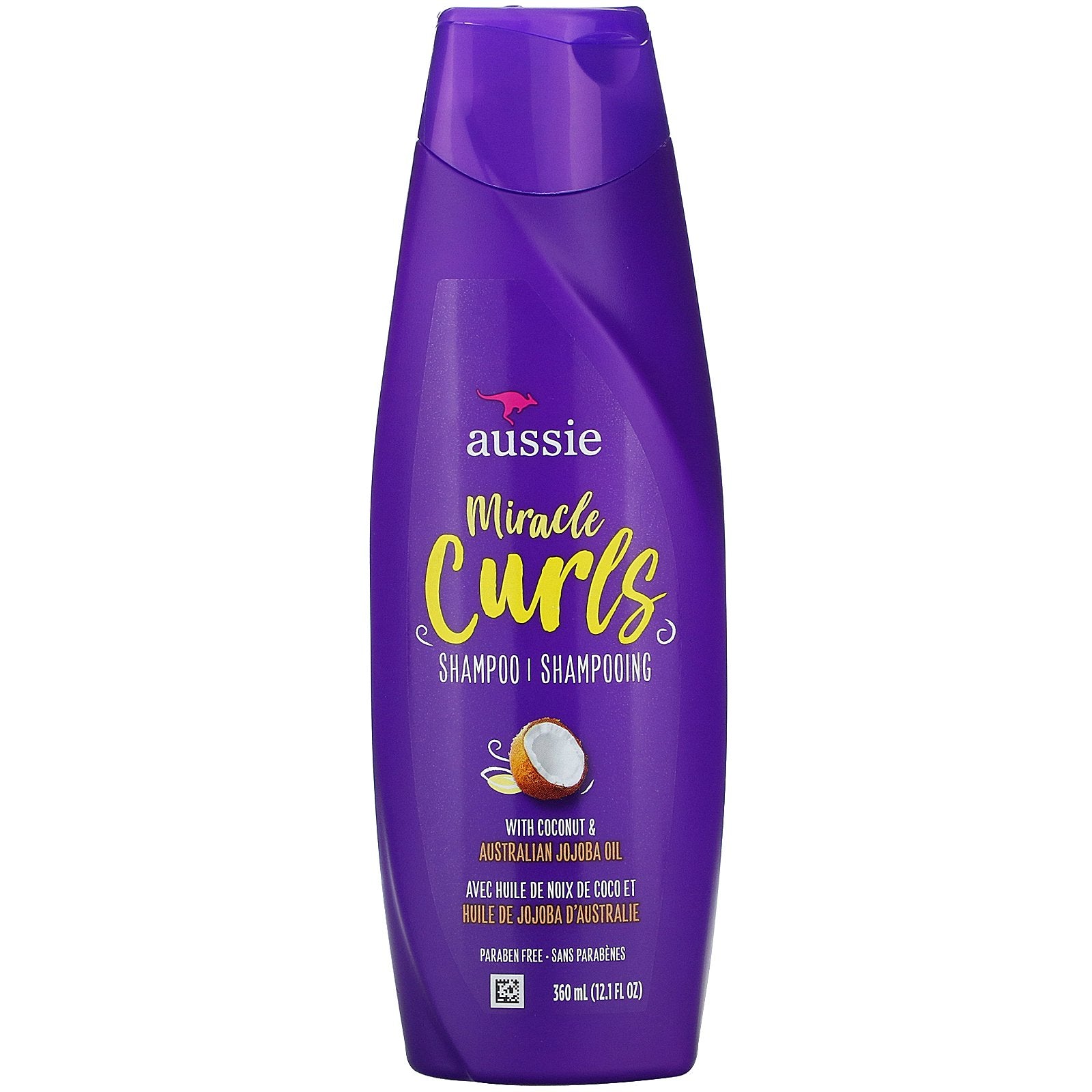 Aussie, Miracle Curls, Shampoo, with Coconut & Australian Jojoba Oil,  12.1 fl oz (360 ml)