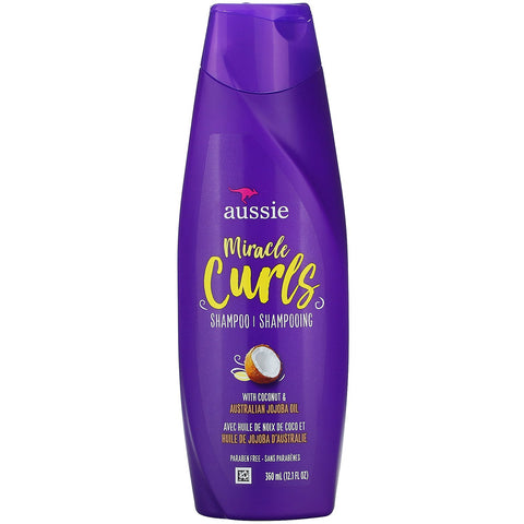 Aussie, Miracle Curls, Shampoo, with Coconut & Australian Jojoba Oil,  12.1 fl oz (360 ml)