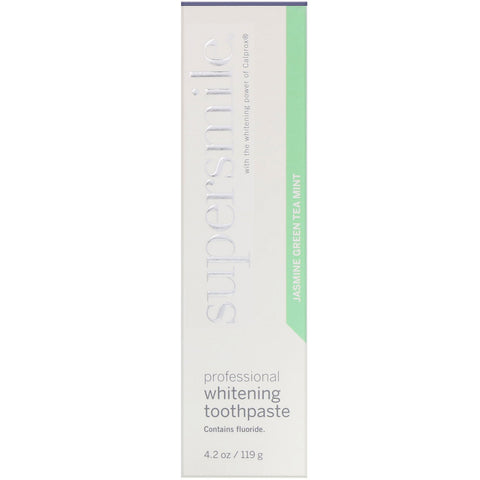Supersmile, Professional Whitening Toothpaste, Jasmine Green Tea Mint, 4.2 oz (119 g)