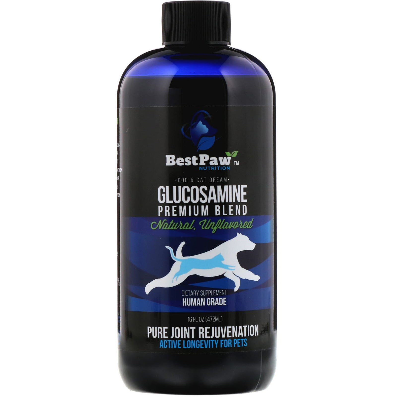 Best Paw Nutrition, Glucosamine Premium Blend, Unflavored, 16 fl oz (472 ml)