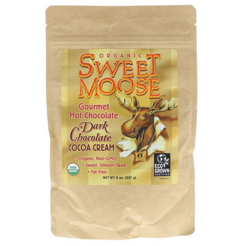 FunFresh Foods, Sweet Moose, Gourmet Hot Chocolate, Dark Chocolate Cocoa Cream, 8 oz (227 g)