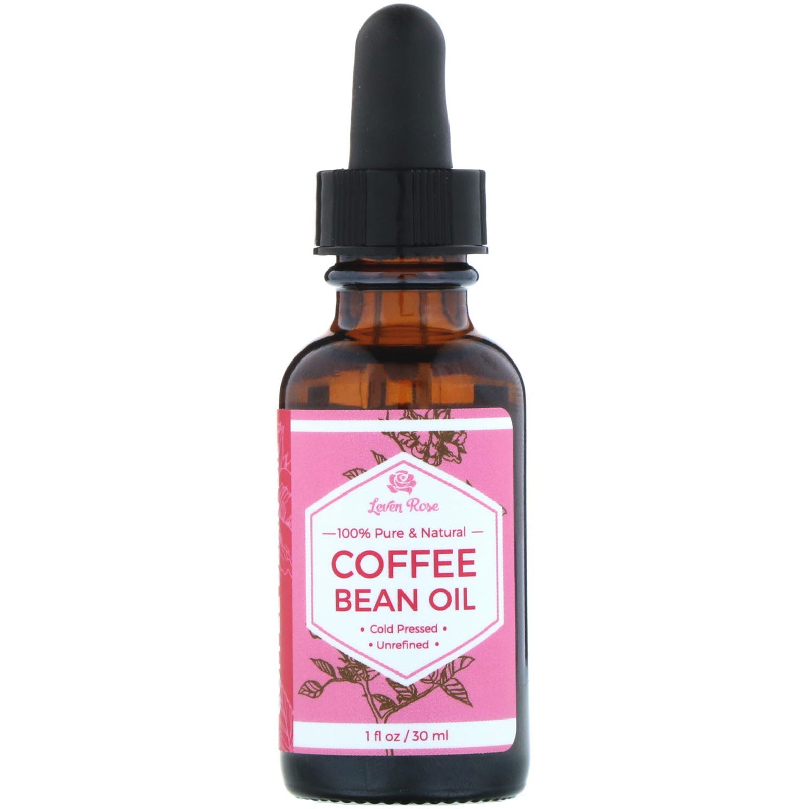 Leven Rose, 100% Pure & Natural, Coffee Bean Oil, 1 fl oz (30 ml)