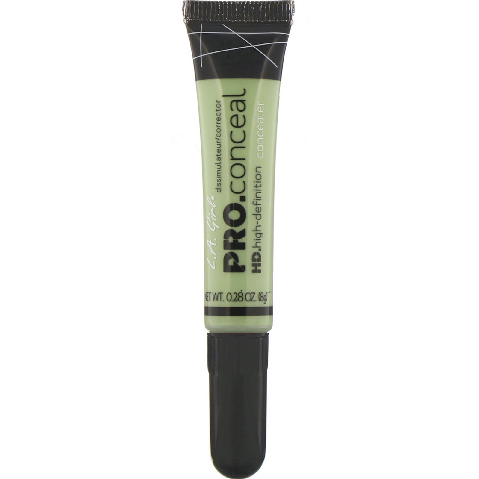 L.A. Girl, Pro Conceal HD Concealer, Green Corrector, 0.28 oz (8 g)