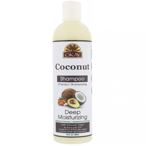 Okay Pure Naturals, Deep Moisturizing Shampoo, Coconut, 12 fl oz (355 ml)