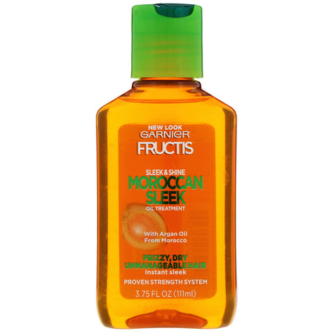 Garnier, Fructis, Sleek & Shine, Moroccan Sleek Oil Treatment, 3.75 fl oz (111 ml)